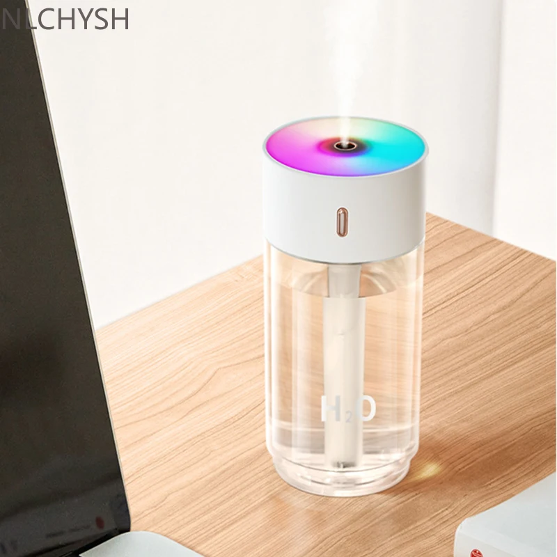 

Portable USB Humidifier home Mini Car Humidifier 280ml bedroom Office h20 Air freshener purifier led Electric Nebulizer diffuser
