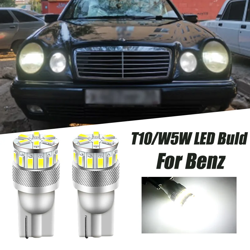 2x светодиодный парковочный фонарь W5W T10 Canbus для Mercedes Benz CLC CLK CLS GL GLK SL Class CL203 C209 A209 C219