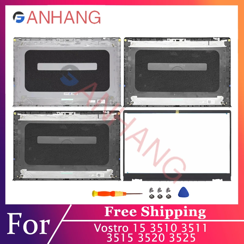 Фото Новый чехол для ноутбука Inspiron/Vostro 15 3510 3511 3515 3520 3525 0DWRHJ, задняя крышка ЖК-дисплея, верхняя крышка/передняя панель/петли №1