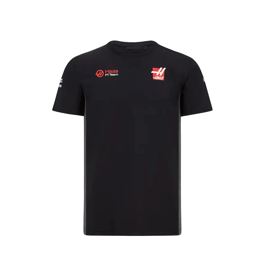 

Summer Hot Selling Short-sleeved F1 Formula One Haas Team Around Racing Fans Custom Round Neck T-shirt Overalls