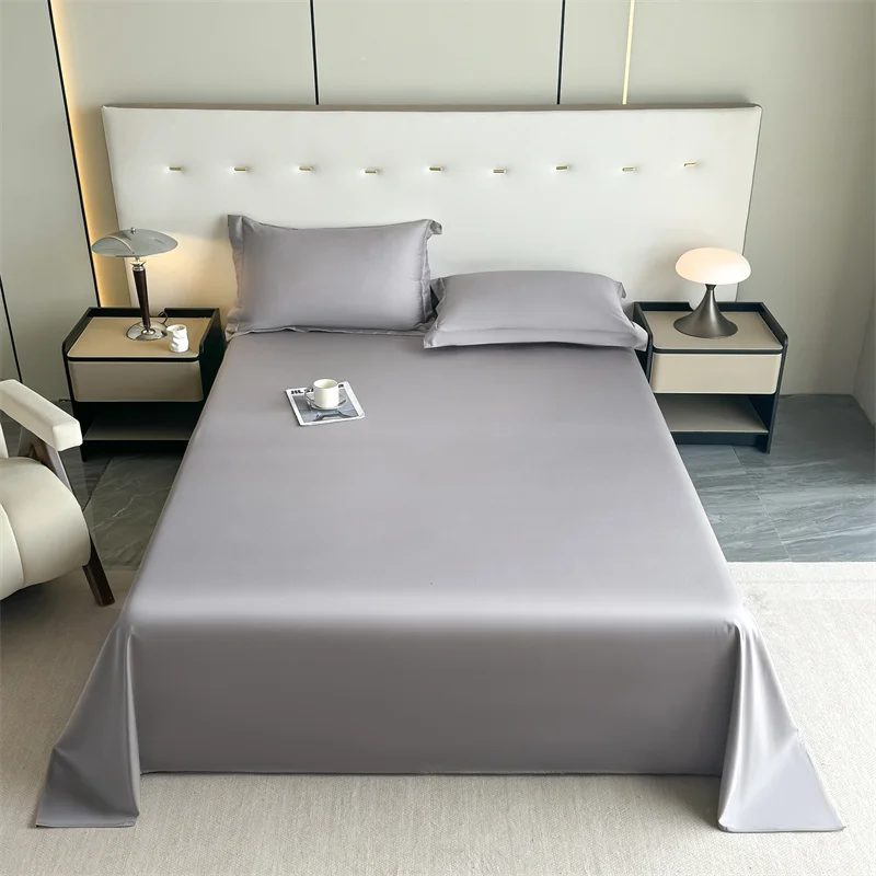 Однотонные простыни из 100% хлопка