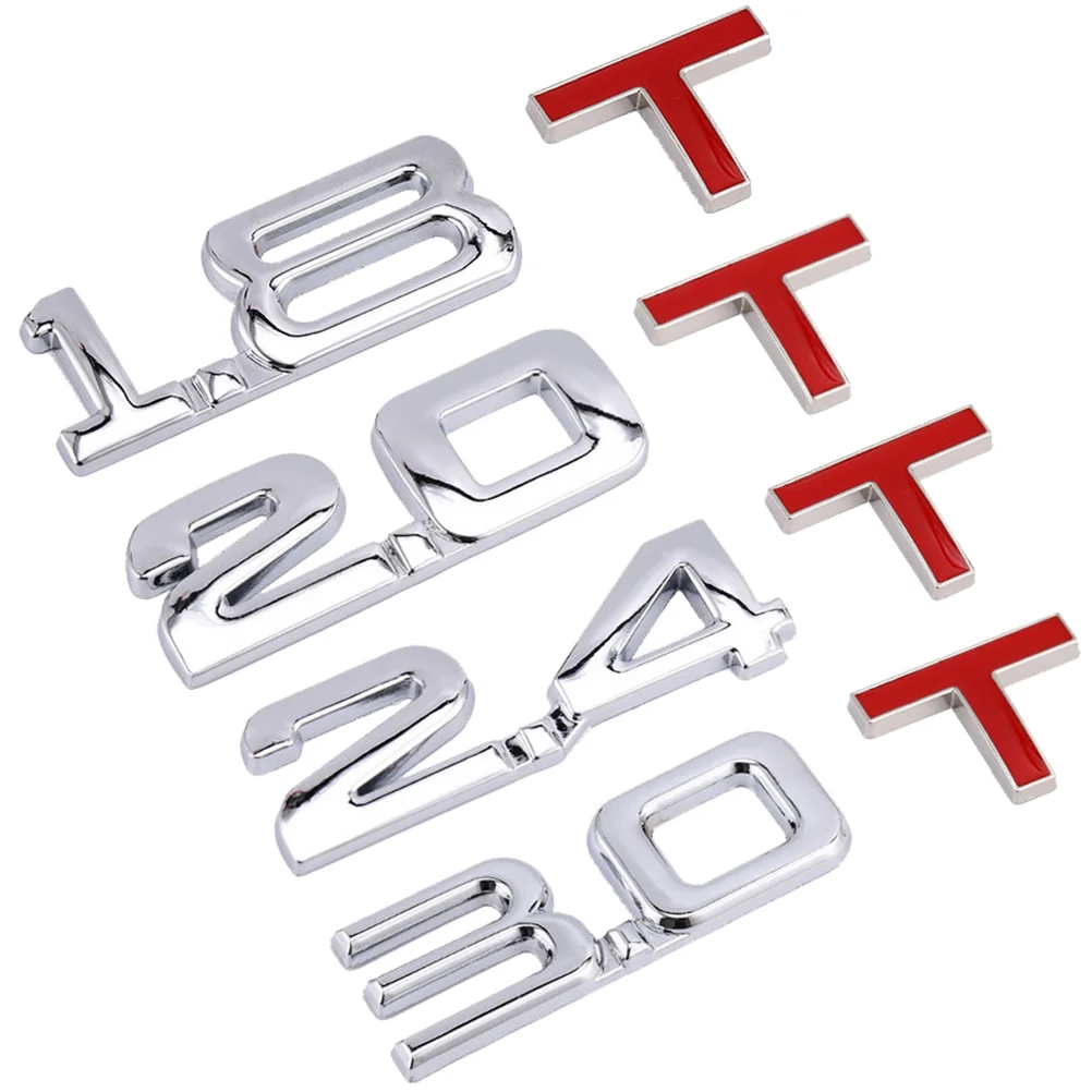 

4PCS Removable Replacement Emblem Sticker for Car Automotive Tailgate Rear Trunk Bumper