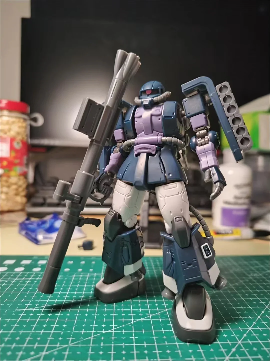 1/144 HG Origin Zakue II High Mobility Type Zeon Black Tri-Starars (Gaia/Mash) Комплект сборки модели Коллекционная