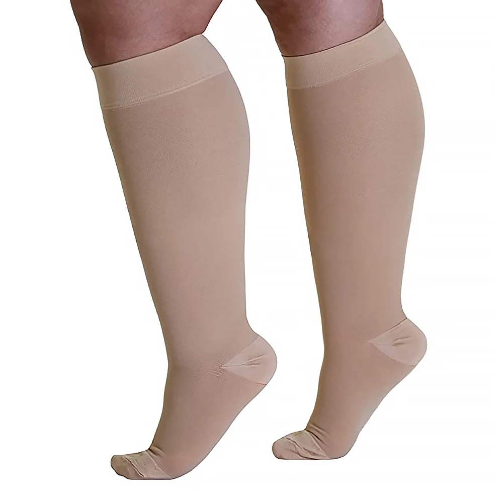 Elastic Varicose Vein Support Socks Men Women 23~32mmHg Medical Compression Stockings Treat Shaping Graduated Pressure Sock