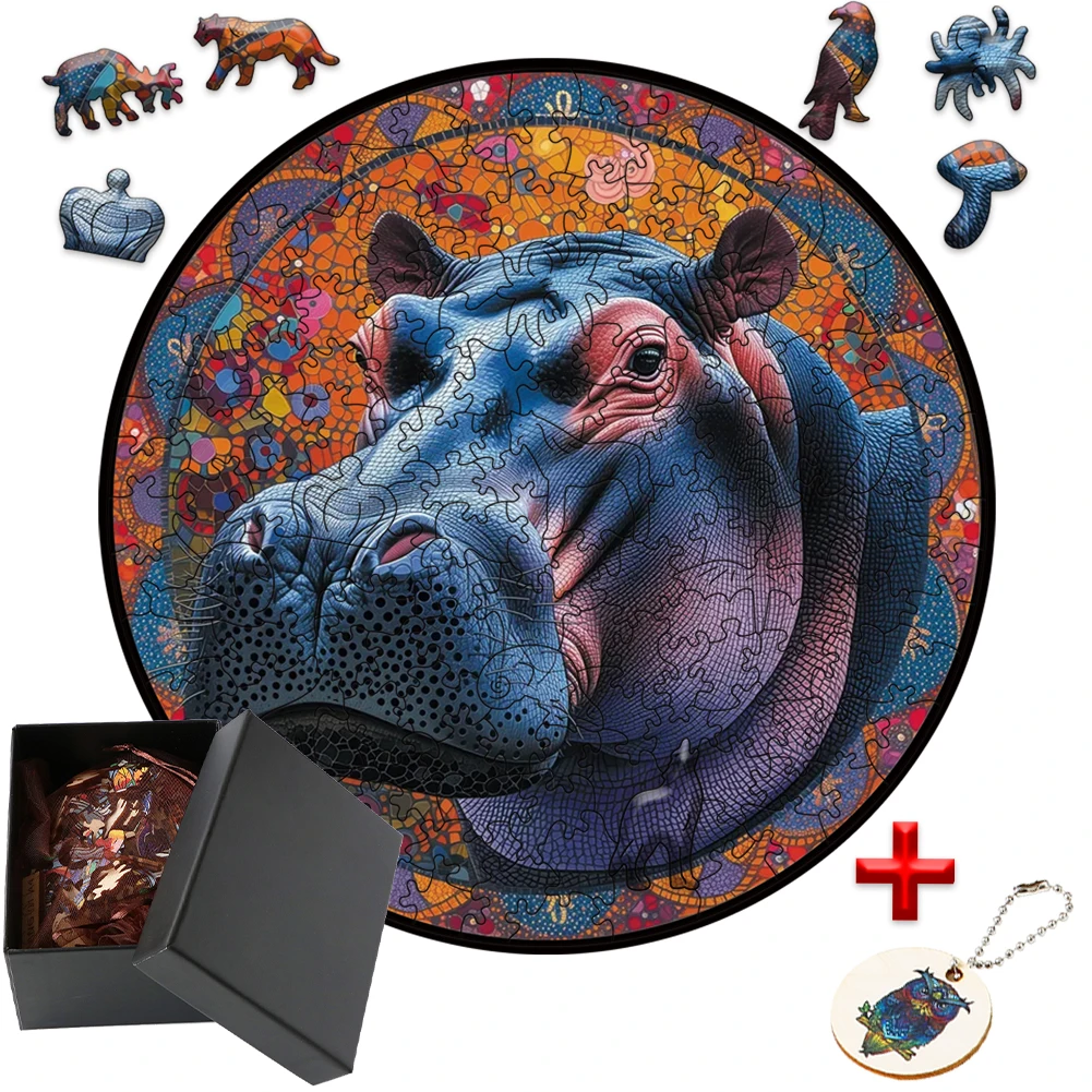 Деревянный пазл DIY Craft Remesa Sova интерактивная семейная тренировочная игра на тему