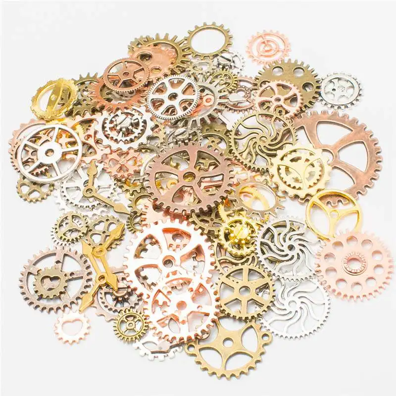 

50g Vintage Wrist Cogs Craft Steam Punk Gears Wheels Jewelry Watch Parts DIY