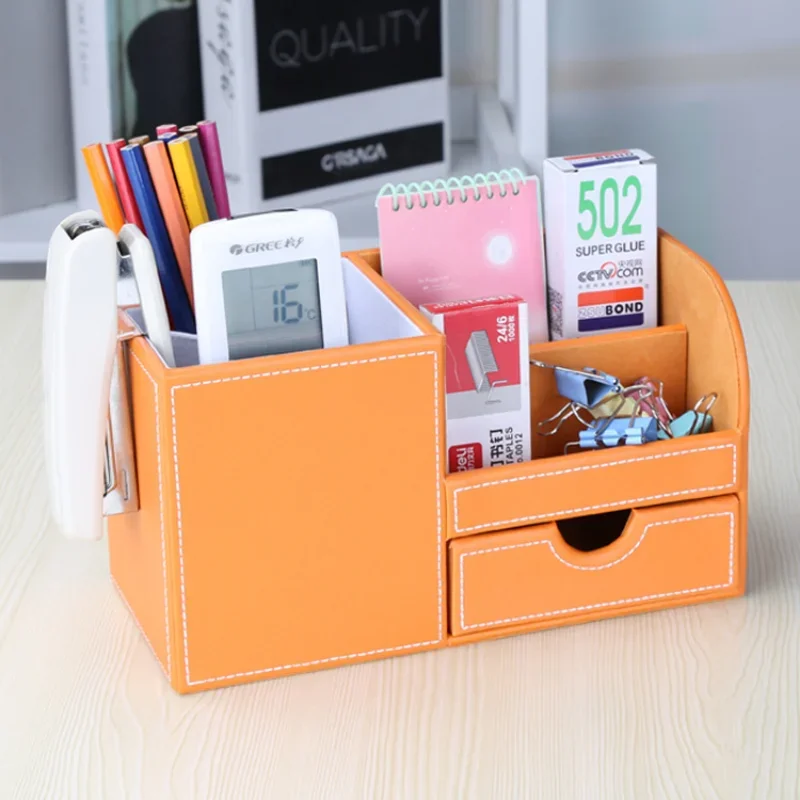 

Multi-Functional Desk Organizer Stationery Holder Pencil Stand Pen Holder Organizer for Office Accessories Supplies Storage Box