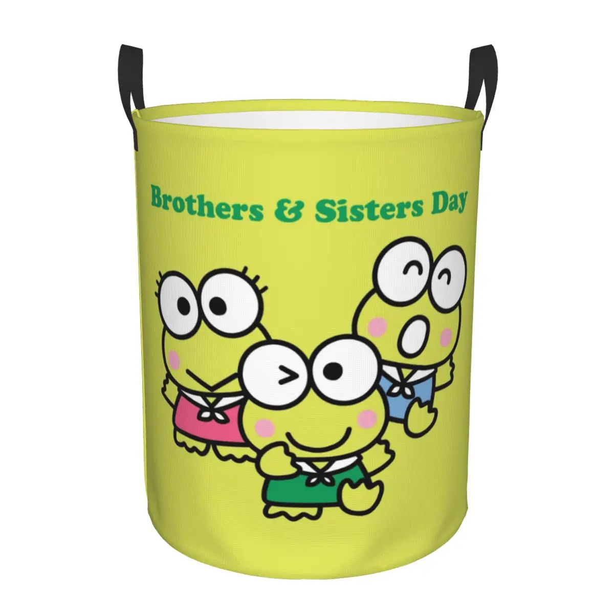 Изготовленная на заказ корзина для белья Keroppi складная большая хранения одежды