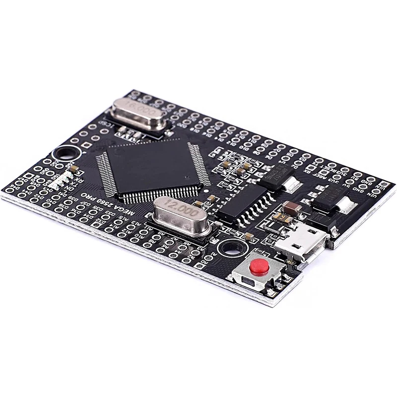 Фото Плата MEGA 2560 PRO - встроенная плата ATmega2560 с USB-C и разъемами (не паянная) (CH340G) для Arduino №2