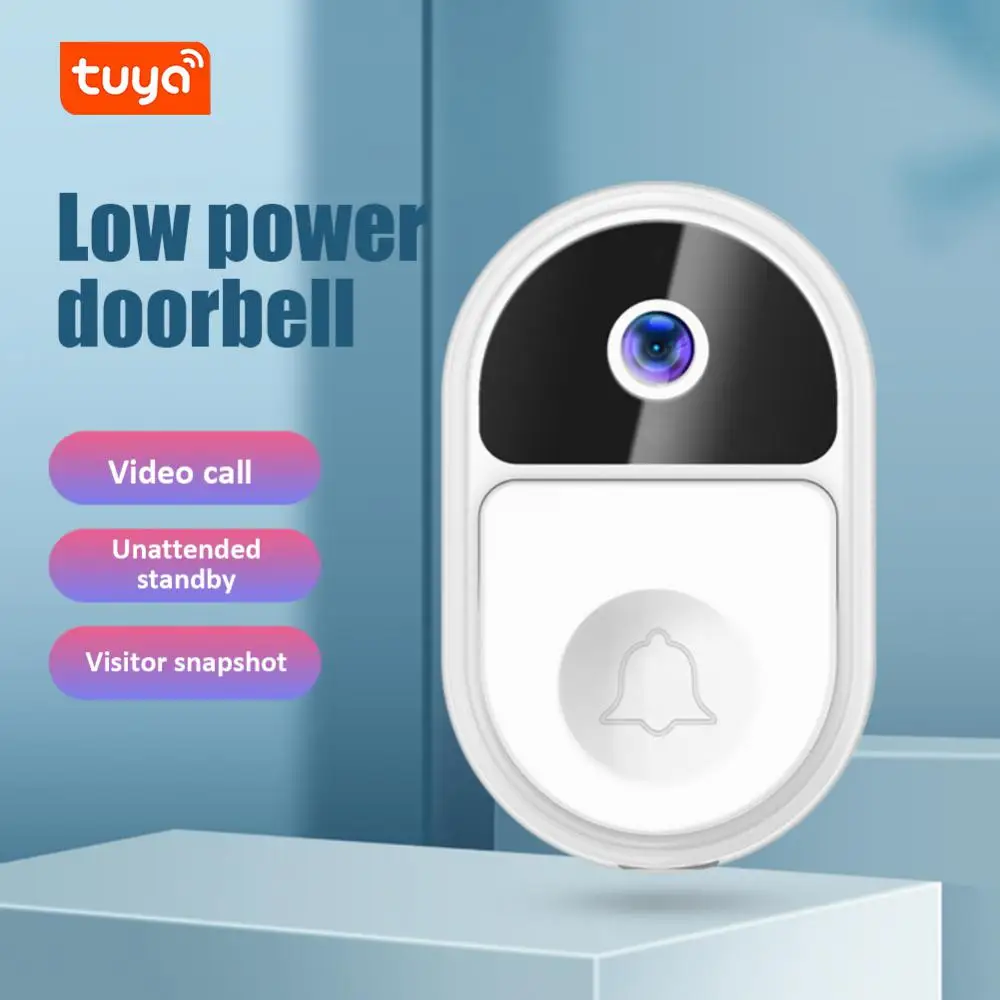 

Ip65 Waterproof Video Doorbell 1080p Outdoor Wifi Door Bell Wireless Tuya Smart Video Intercom Door Bell Smart Home Real Time