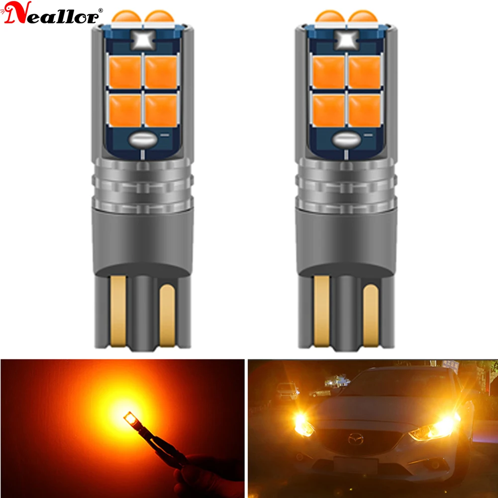 

2x T10 W5W 194 168 Led Canbus без ошибок для интерьера автомобиля фонарь T10 10 SMD 501 чип Белый инструмент лампочка лампа красный оранжевый