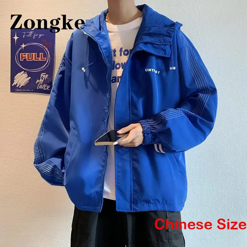 

Zongke синяя уличная куртка, Мужская одежда, зимние куртки для мужчин, пальто, уличная одежда, китайский Размер 2XL, осень 2022, Новое поступление