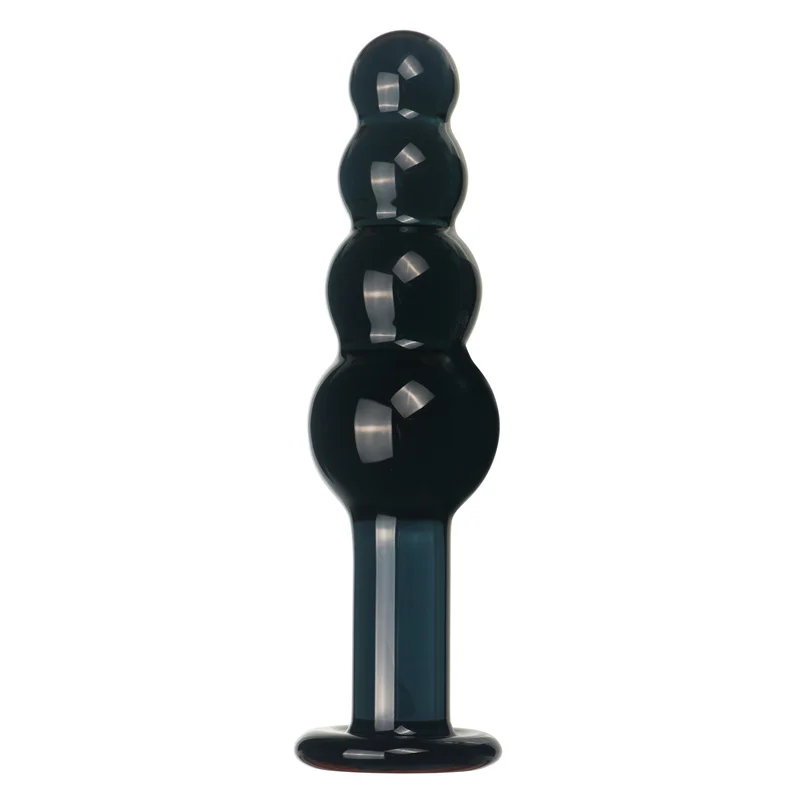 Большая стеклянная анальная пробка VaHppy