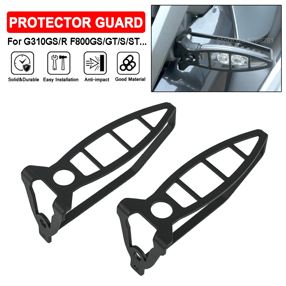 

Motorcycle Front Turn Signal Light LED Indicator Protector Guard Cover For BMW F800GS F800ST G310 GS/R R1200GS F650GS S1000XR