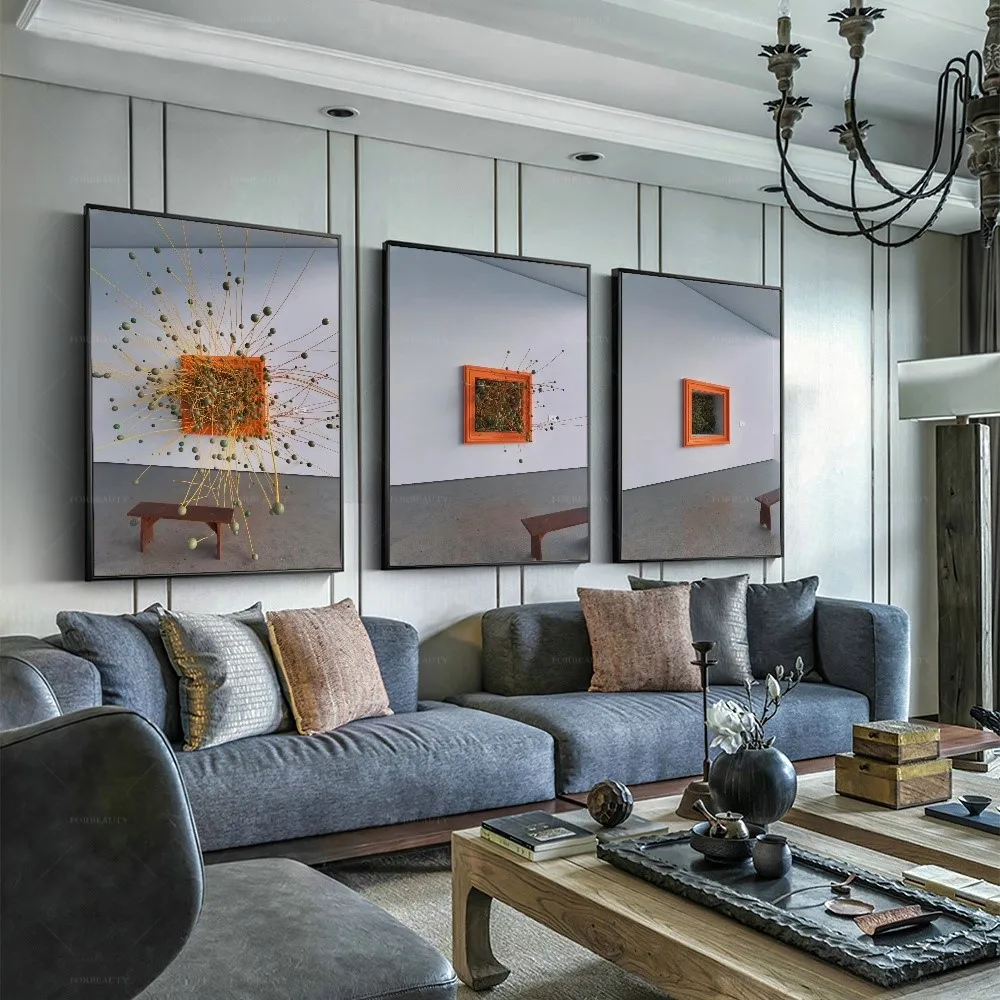 

Forbeauty, сбежавшие молекулы, цифровая печать распылением, холст, живопись, водонепроницаемая и может использоваться вне масляной картины