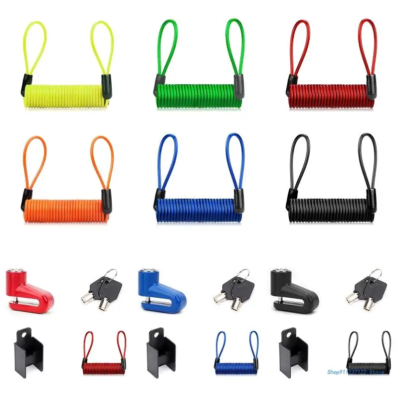 

Antitheft Electric Scooter Disc Brake Lock with Steel Wire Mountain Bike