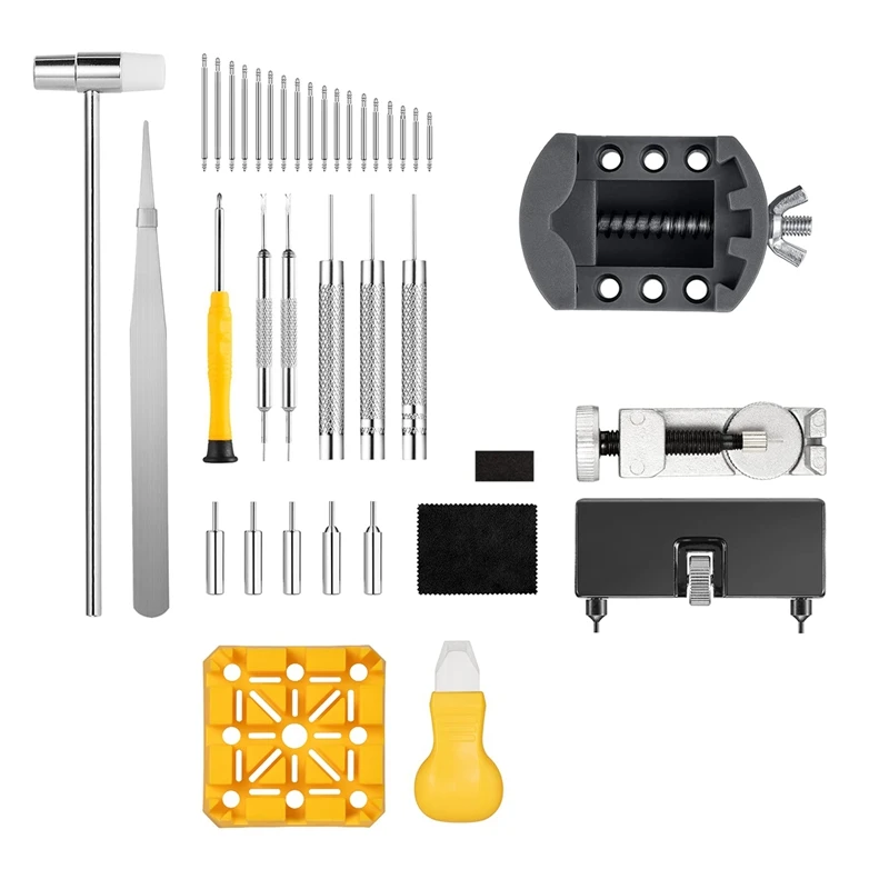 

Watch Repair Kit, Watch Repair Tools Professional Spring Bar Tool Set, Watch Band Link Pin Tool Set