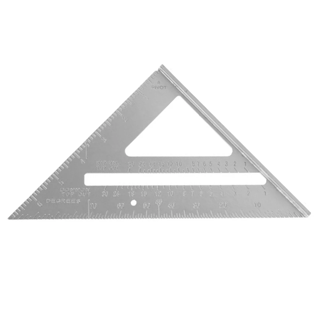 

Алюминиевый набор, квадратный легкий практичный угловой измеритель, хорошая точность, транспортир, измерительный инструмент, линейка, высо...