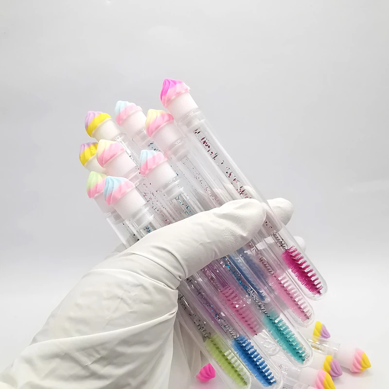 1 шт. многоразовая щетка для ресниц трубка бровей сменная пылезащитная кроличья