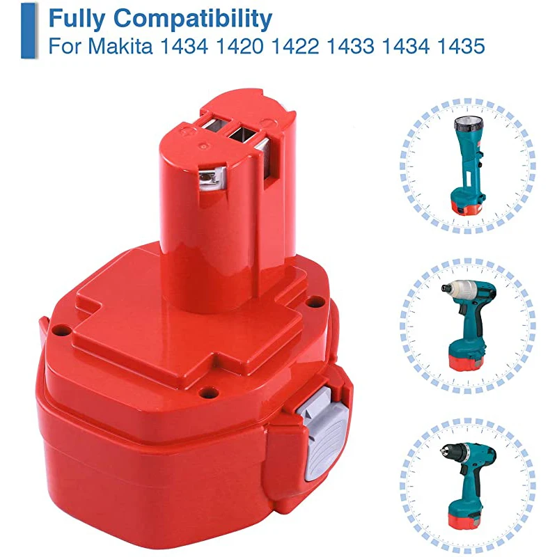 Аккумуляторная батарея PA14 14 4 В 3500 мАч для Makita 1420 1422 1433 1434 1435 6228D 6281D 6280D 1051D 6233D |