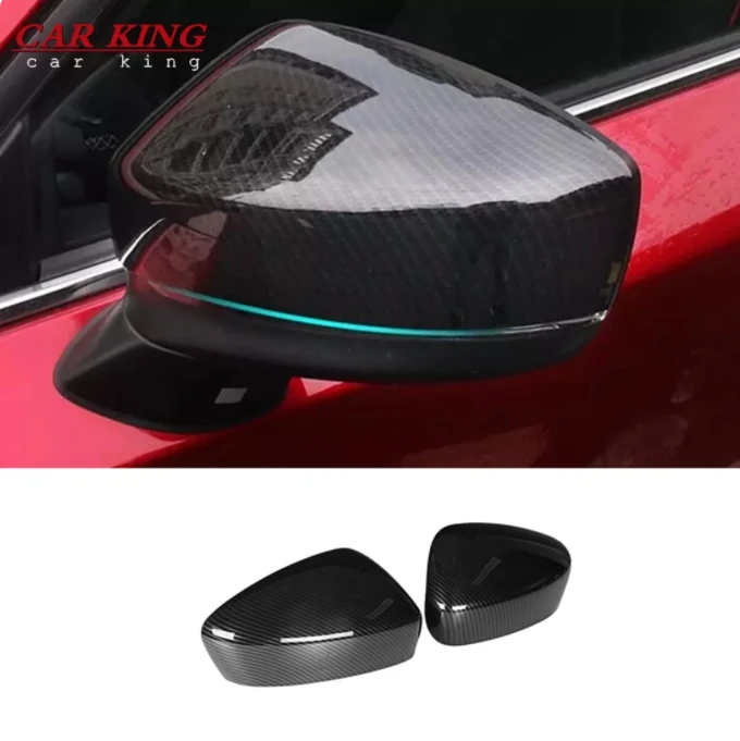 

Для Mazda CX5 CX-5 KF CX8 CX-8 2017-2022 2023 внешние аксессуары поворотные зеркальные колпачки для зеркал заднего вида Защитная крышка отделка