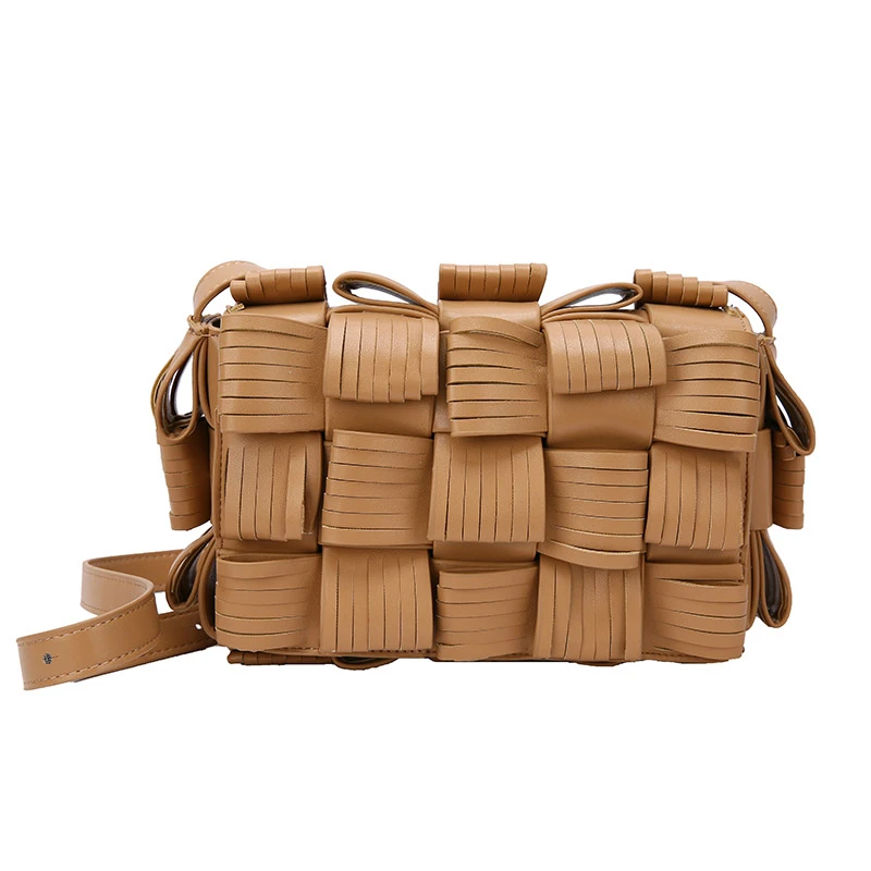 

New Trend Women's Shoulder Bag Hot Selling Fashion Ladies Casual Totes Luxury Designer Brand Handbag Woven Leather Crossbody Bag