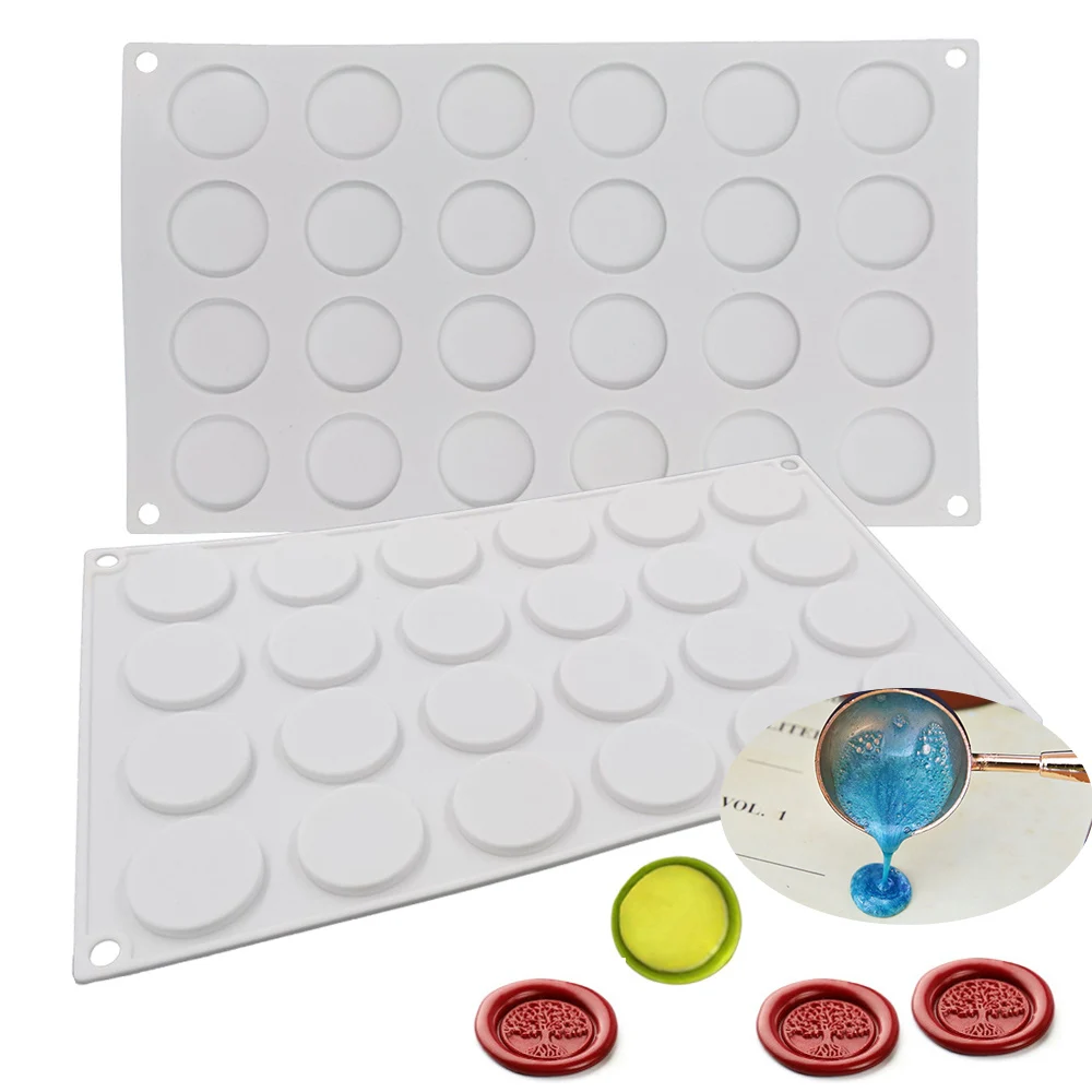 

1PC Silicone Pad/Wax Stamp Pad Removable DIY Craft Adhesive Waxing Resin Silicone Mould Scrapbooking