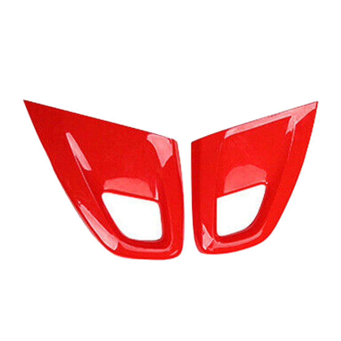 

1 Pair Car Interior Left & Right Door Armrest Panel Trim Cover Decor Red Fit for Hyundai Veloster 2016 2015 2014 2013 2012 2011