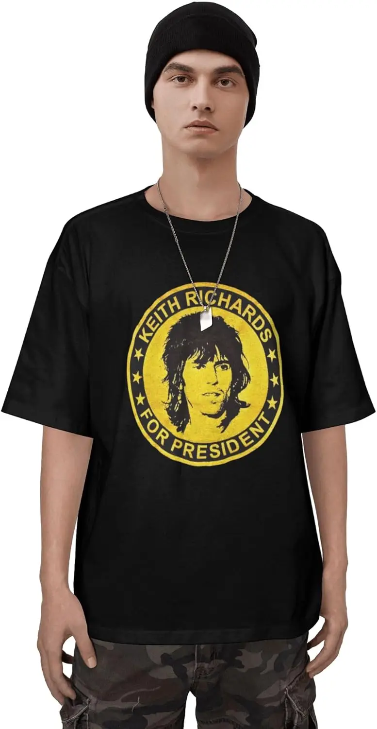 Мужская и женская футболка Keith Richards for President Comfort Tour 2024 большого размера в стиле
