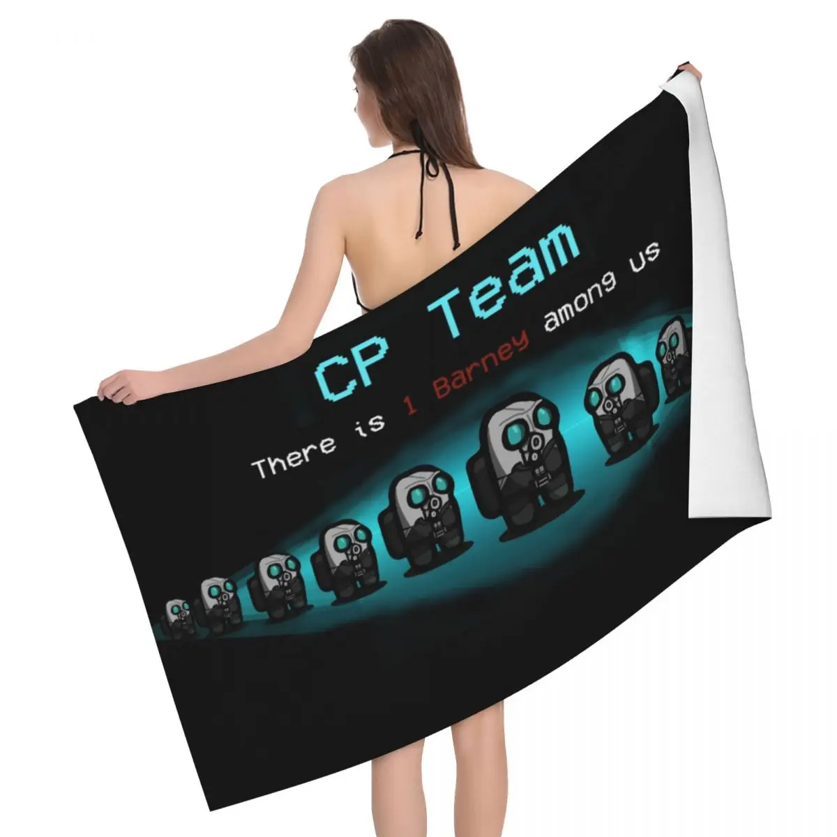 

Among Of Us Game Soft Linen Microfiber Bath Beach Towel Quick Dry Bathroom Sports Towels