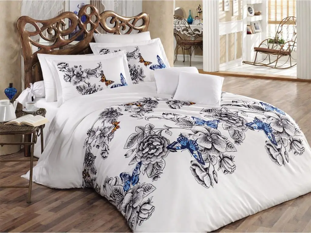 

Gulf 100 Cotton Single Duvet cover set White