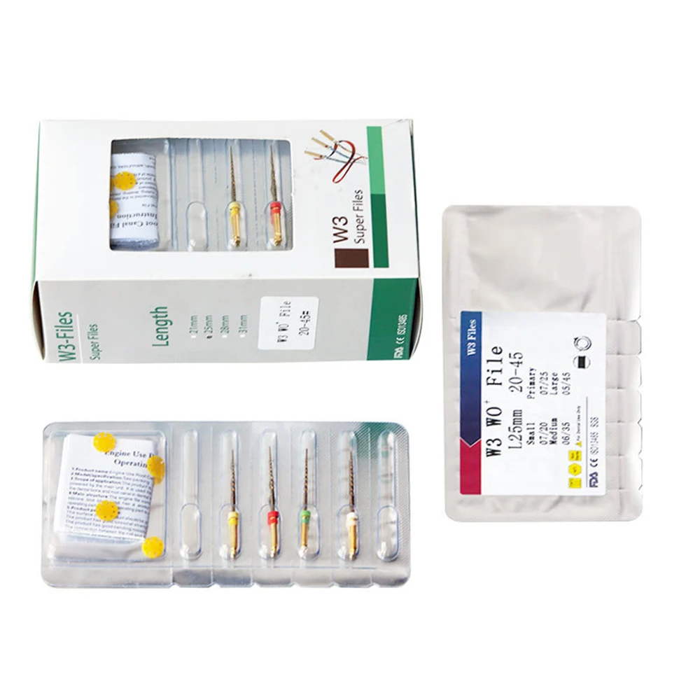 

Drdent 1PCS NiTi Super Rotary File Endo Root Canal Files Dental Engine Use Endodontic W3 M2 Rotary Flexible File