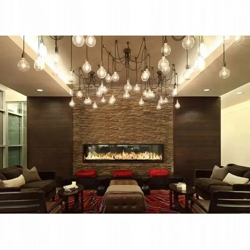 Новый современный длинный светильник для гостиной подвесной в виде паука