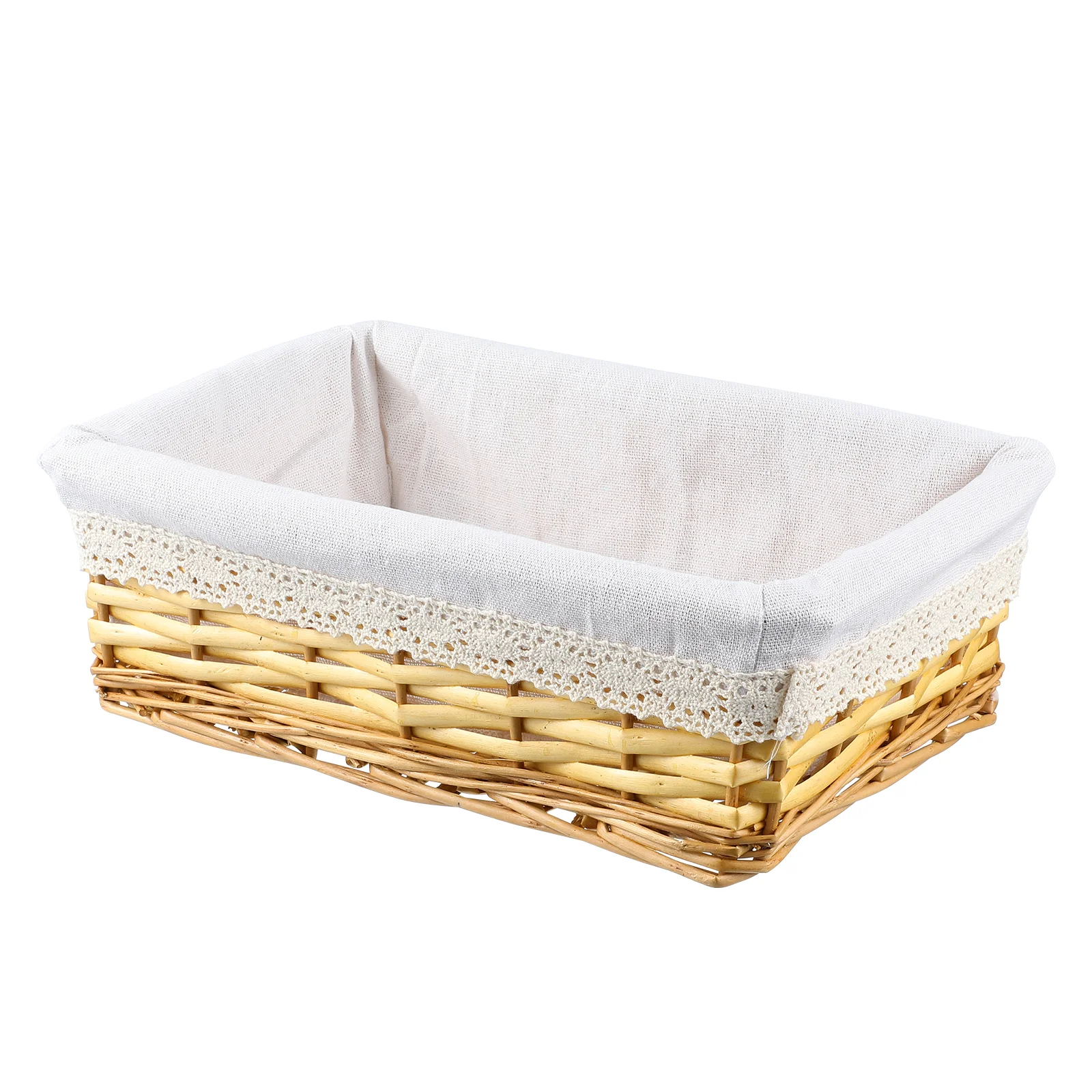 

Basket Storage Baskets Woven Wicker Tabletop Organizingsmall Dog Empty Home Holder Household Sundries Container Gifts