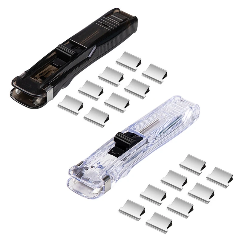 

8PCS Firmly Metal Paper Clamps No Damage Binding Pushing Binding Clamp Holder