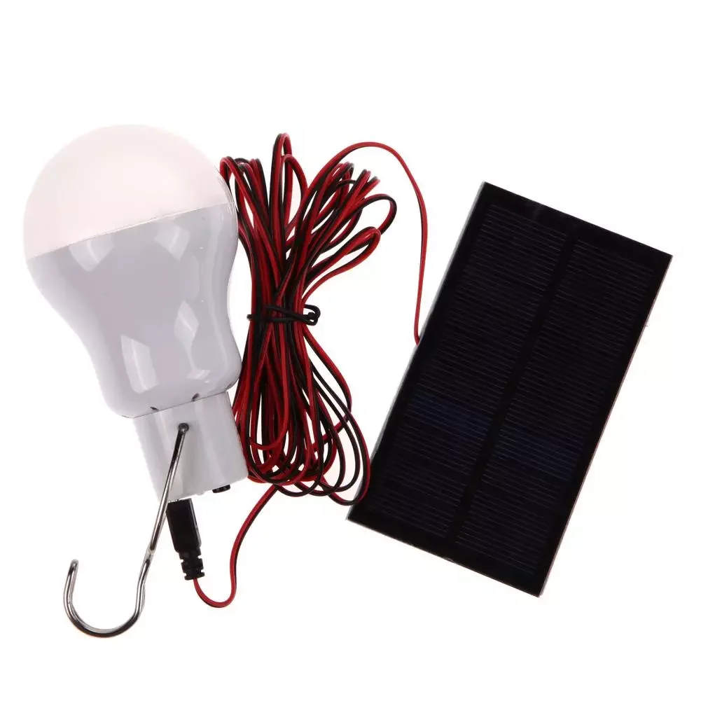 

Light 130LM Outdoor Waterproof Solar Bulb Hanging Lamp Courtyard Garden Solar LED Camping Lantern Camp Lamp Outdoor