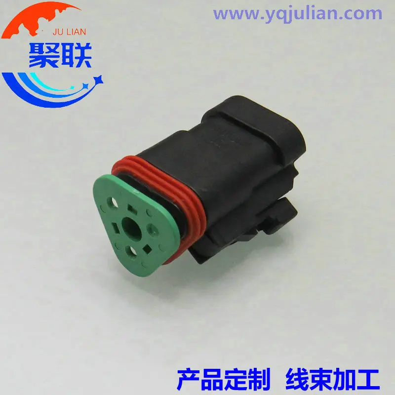 Автоматический 3pin штепсельная вилка DT06-3S-E005 проводка водонепроницаемый разъем с клеммами