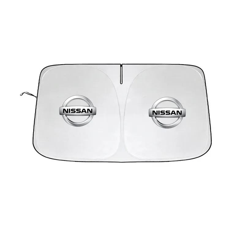 

Автомобильный солнцезащитный козырек на лобовое стекло, солнцезащитный козырек, аксессуары для защиты от солнца для Nissan Qashqai j11 j10 Juke X Trail t32 Tiida Leaf Versa