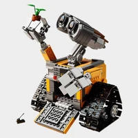 new 687pcs disney movie pixar wall e robot figures fit 21303 technical building block brick toy gift kid birthday boys set
