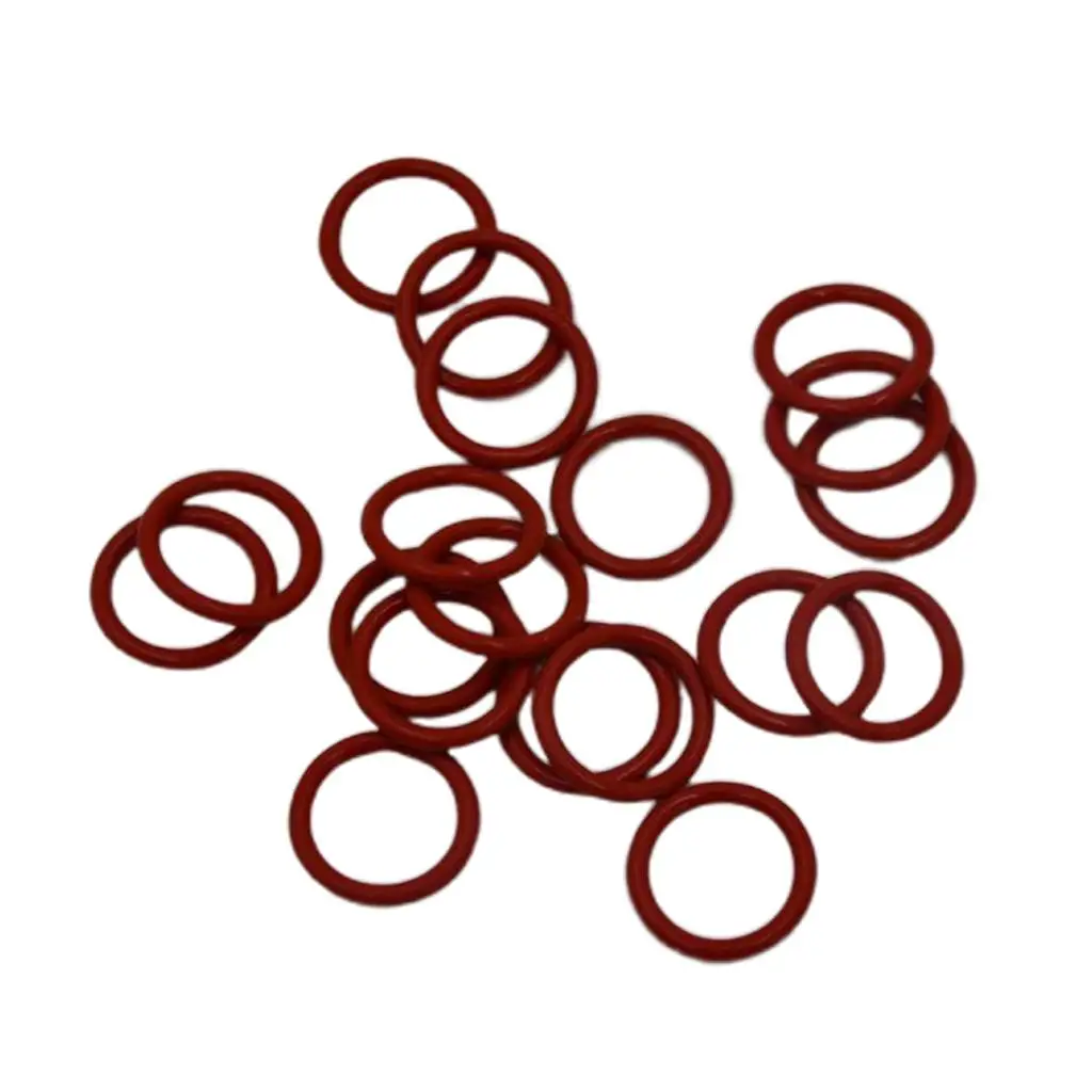 

20 шт. оранжевые силиконовые уплотнительные кольца MagiDeal для 12AX7 12AU7 EL84