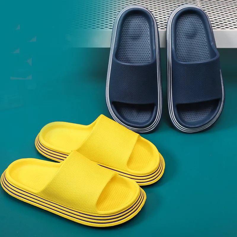 Тапки ASIFN на толстой платформе для мужчин и женщин Нескользящие тапочки дома