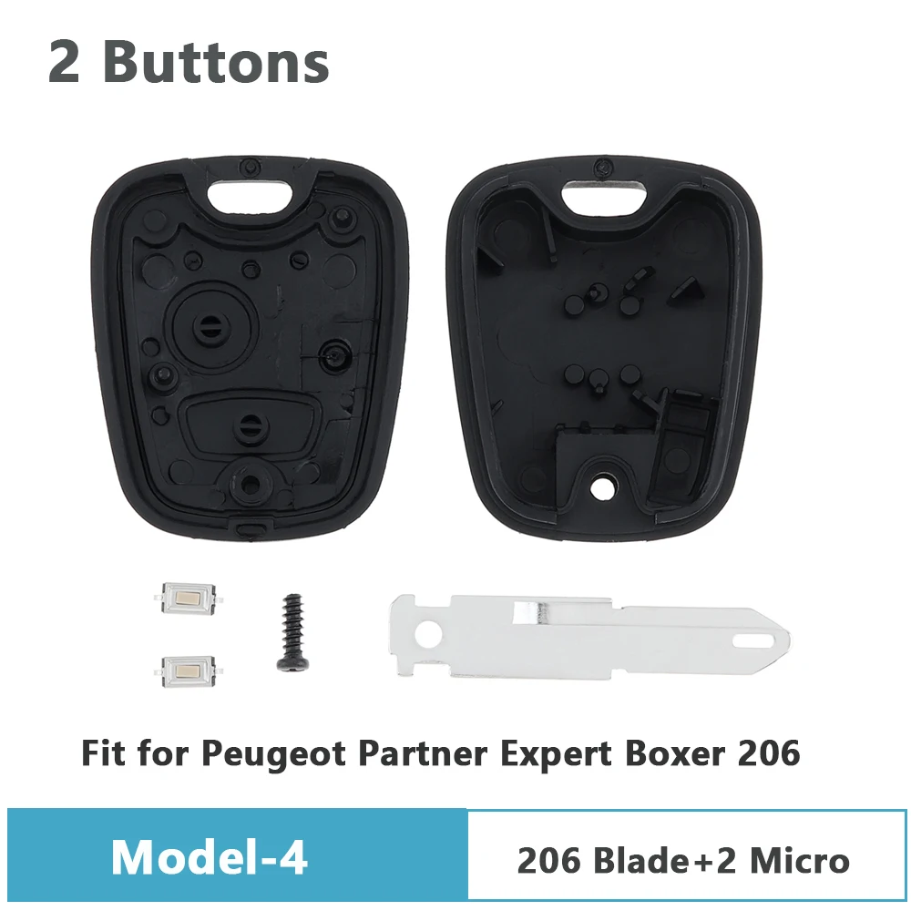 Флейта с 2 кнопками и лезвием 206/307 для Citroen C1 / C2 C3 C4 XSARA Picasso Peugeot 307 107 207 407