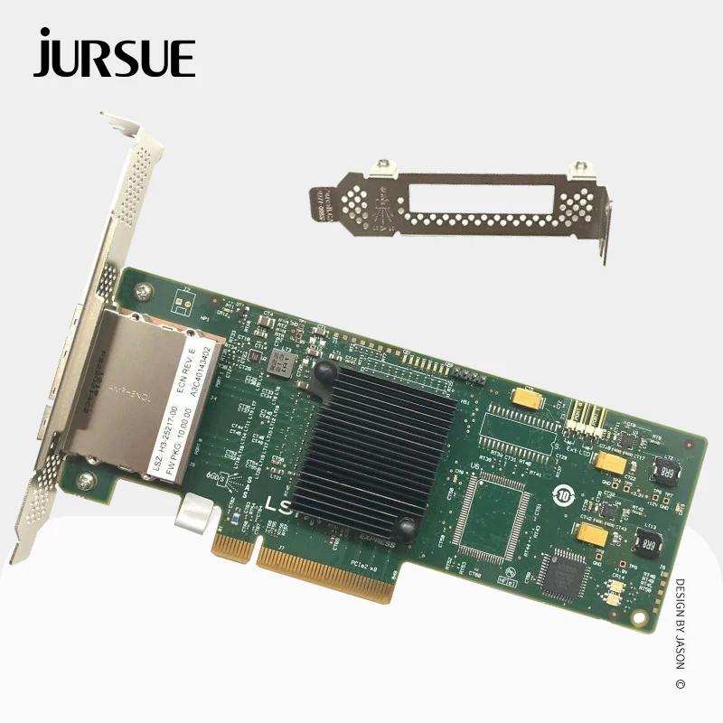 LSI 9200-8e 6 Гбит/с 8-полосный внешний SAS HBA IT-режим ZFS frenas unRAID NoROM |
