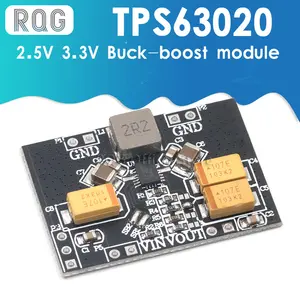 Imported TPS63020 Automatic Buck-boost Step up Down Power Supply Module 2.5V 3.3V 4.2V 5V Lithium Battery Low