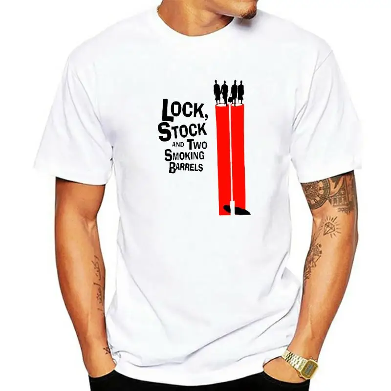 

Модная новая футболка с замком и двумя бочками для курения, парень Ричи Джейсон Флеминг из фильма (1)
