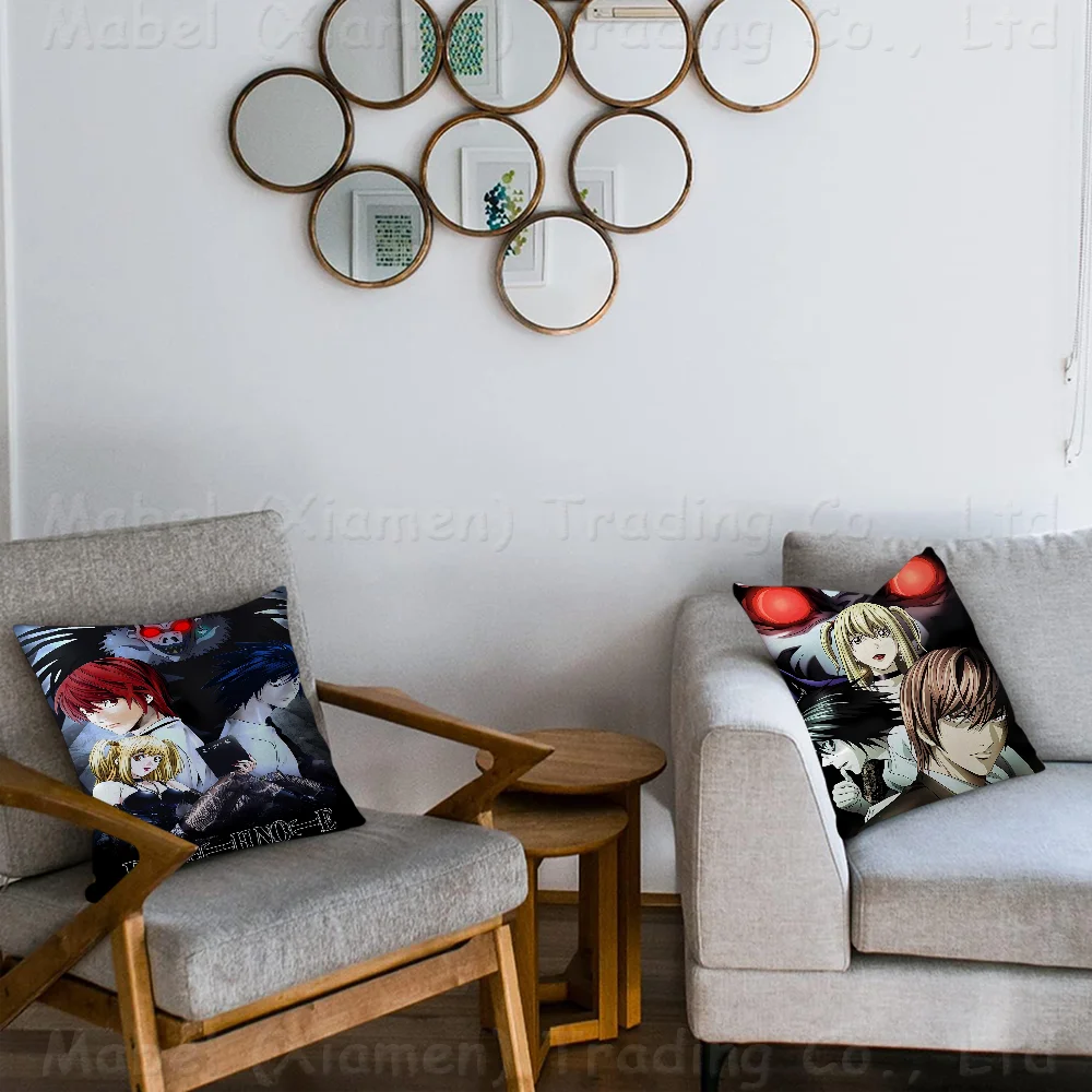 Аниме Death Note подушка наволочка гостиная диван домашний декор по индивидуальному
