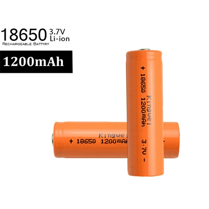 

10pcs LI-ION 100% New 18650 1200mAh Rechargeable Battery 18650 3.7V Discharge Max Power Batteries