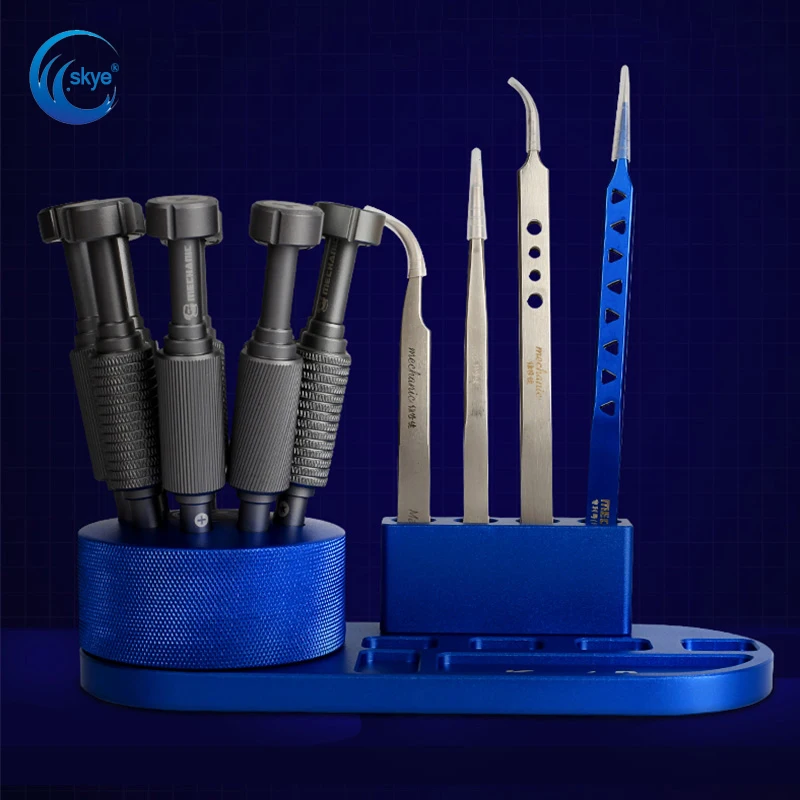 

Mechanic iSort вращающийся на 360 ° ящик для хранения, отвертка, пинцет, Монтажный держатель из алюминиевого сплава, инструмент для хранения деталей...