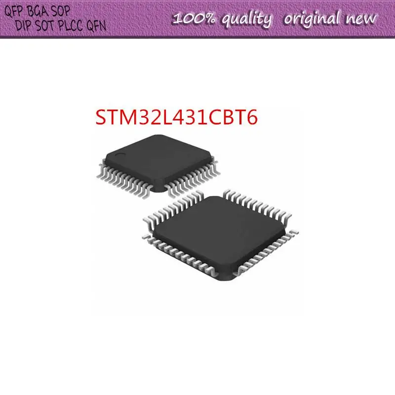 

New STM32L431CBT6 STM32L431 CBT6 LQFP-48