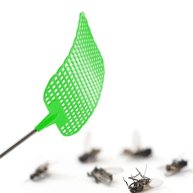 2023 Adjustable Plastic Fly Swatter Home Long Handle Flyswatter Flapper Insect Killer  Retractable Swatter Garden Supplies Tool